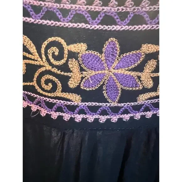 Anthropologie kaftan Size XS beach coverup pool kimono open front robe - Picture 7 of 7